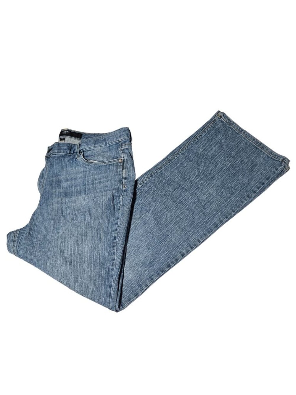 Mossimo Straight Leg Jeans Womens Plus Size 18 Mid Rise LIght Wash Denim Pants